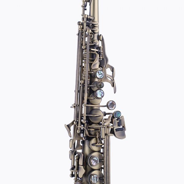 【鲁斯威曼】INTLSS-7333高音萨克斯 仿古青铜一体