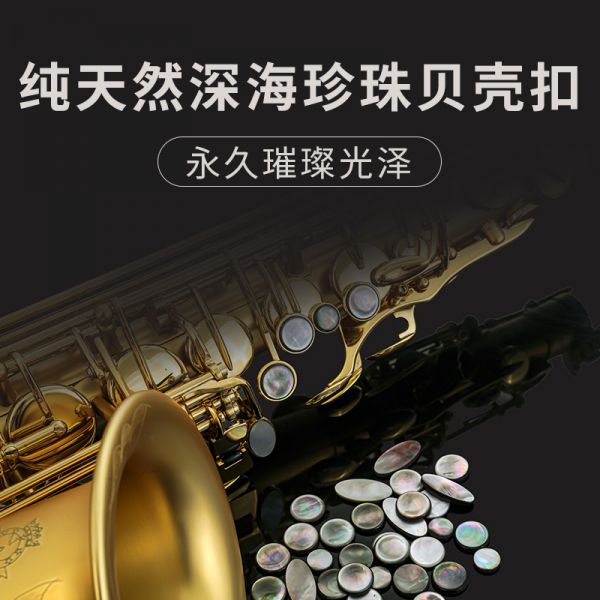 【鲁斯威曼】LAS-E53中音萨克斯 麻镍金键